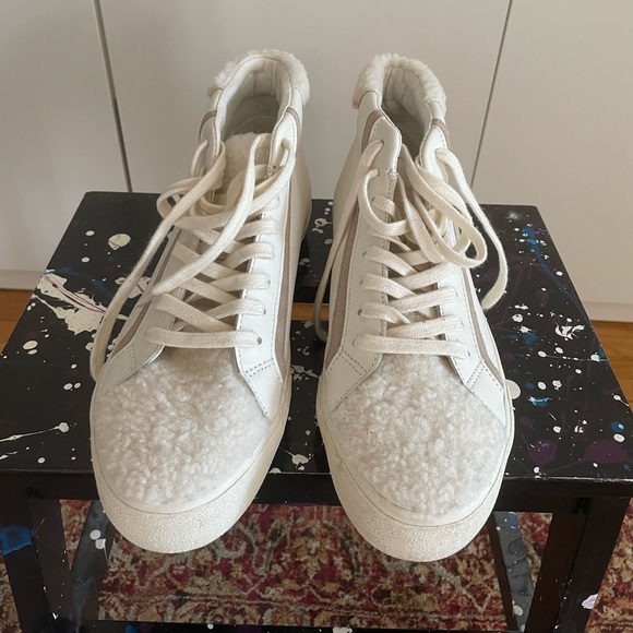 Madewell high tops with Sherpa accents size 9.5 - Picture 2 of 3